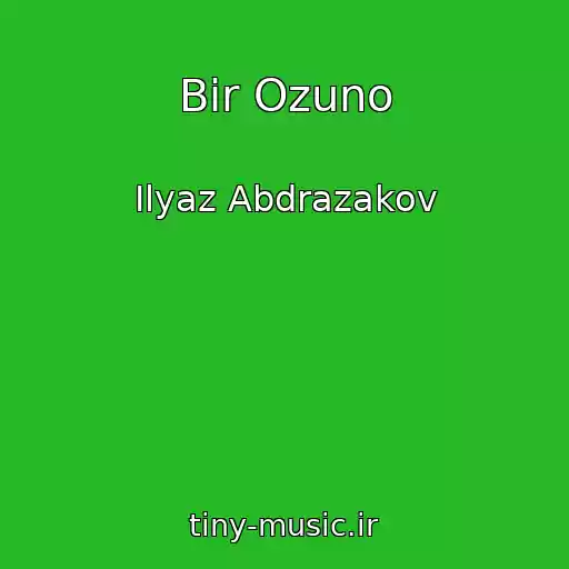 کاور آهنگ Bir Ozuno از Ilyaz Abdrazakov