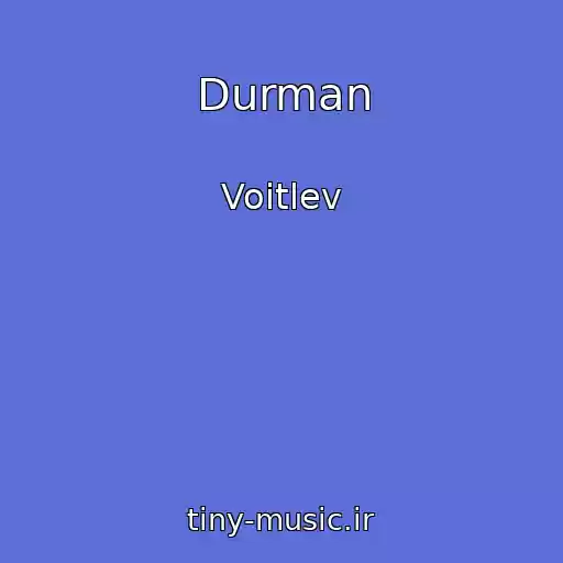کاور آهنگ Durman از Voitlev