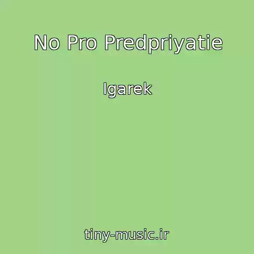 کاور آهنگ No Pro Predpriyatie از Igarek