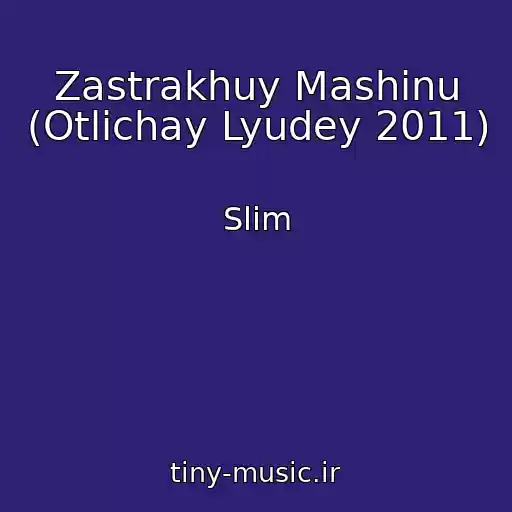 کاور آهنگ Zastrakhuy Mashinu (Otlichay Lyudey 2011) از Slim