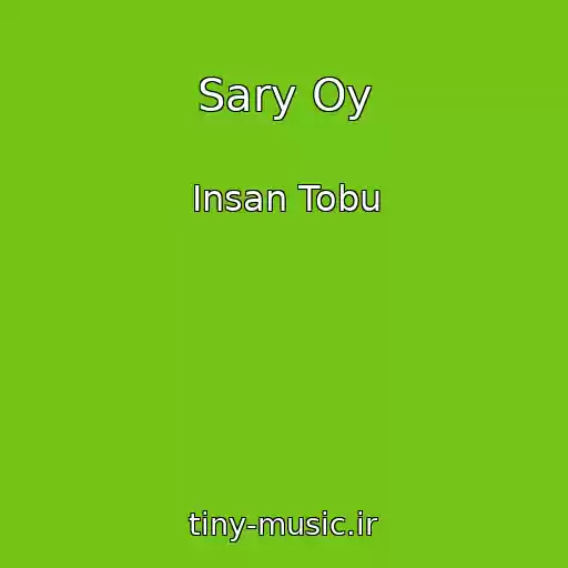 کاور آهنگ Sary Oy از Insan Tobu