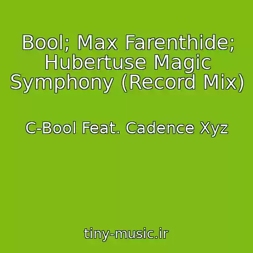 کاور آهنگ Bool; Max Farenthide; Hubertuse Magic Symphony (Record Mix) از C-Bool Feat. Cadence Xyz