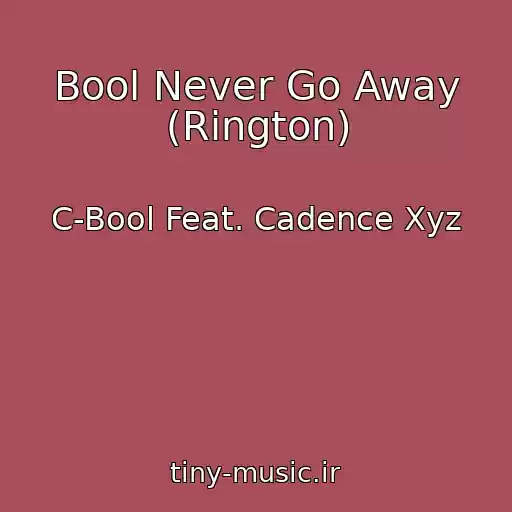 کاور آهنگ Bool Never Go Away (Rington) از C-Bool Feat. Cadence Xyz