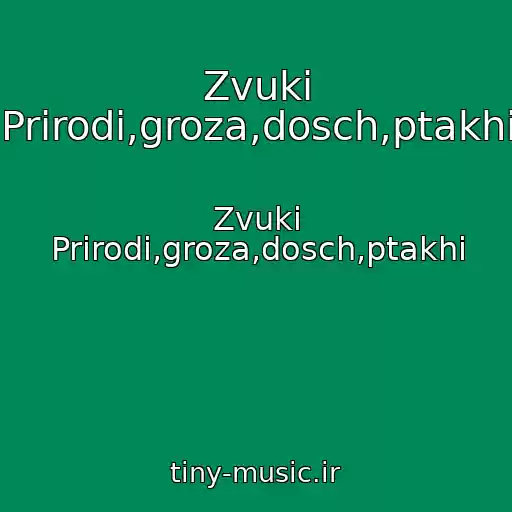 کاور آهنگ Zvuki Prirodi,groza,dosch,ptakhi از Zvuki Prirodi,groza,dosch,ptakhi