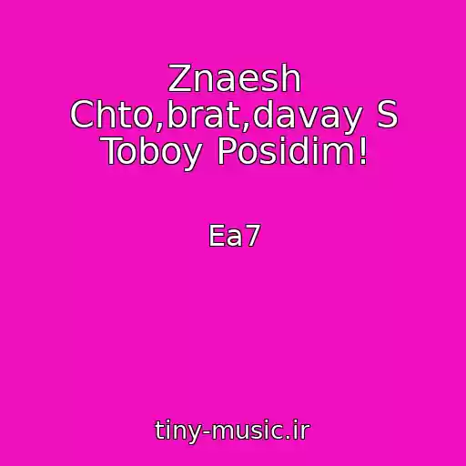 کاور آهنگ Znaesh Chto,brat,davay S Toboy Posidim! از Ea7