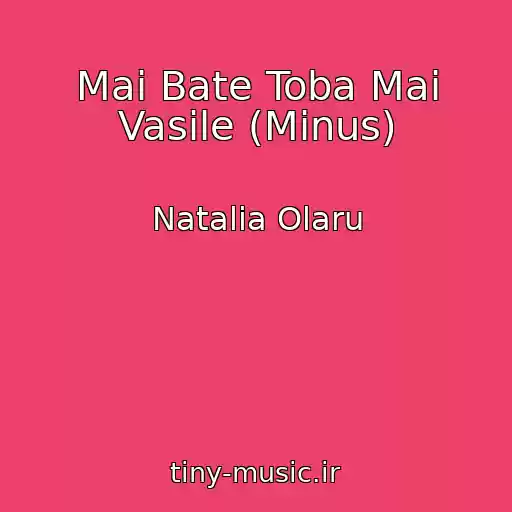 کاور آهنگ Mai Bate Toba Mai Vasile (Minus) از Natalia Olaru