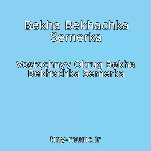 کاور آهنگ Bekha Bekhachka Semerka از Vostochnyy Okrug Bekha Bekhachka Semerka