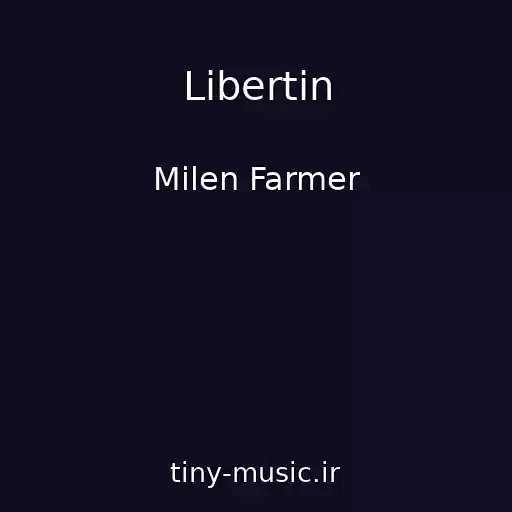 کاور آهنگ Libertin از Milen Farmer