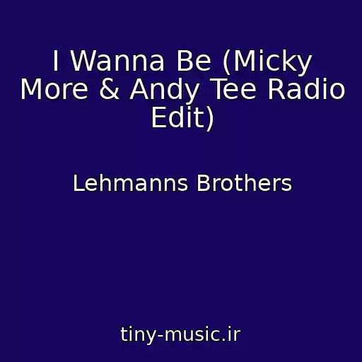 کاور آهنگ I Wanna Be (Micky More & Andy Tee Radio Edit) از Lehmanns Brothers