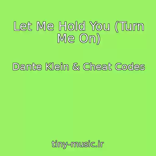 کاور آهنگ Let Me Hold You (Turn Me On) از Dante Klein & Cheat Codes