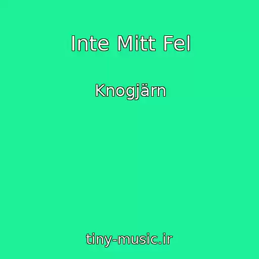 کاور آهنگ Inte Mitt Fel از Knogjärn