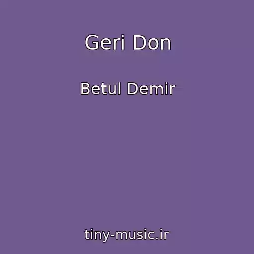 کاور آهنگ Geri Don از Betul Demir