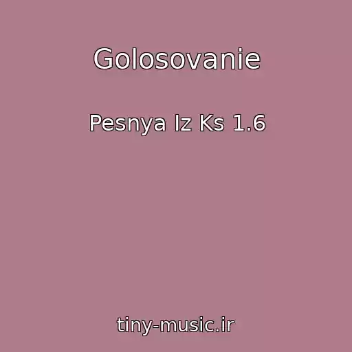 کاور آهنگ Golosovanie از Pesnya Iz Ks 1.6