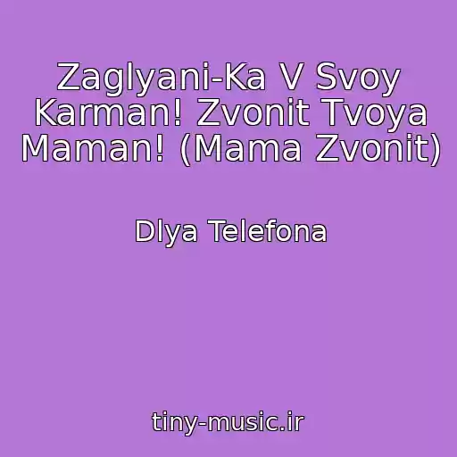 کاور آهنگ Zaglyani-Ka V Svoy Karman! Zvonit Tvoya Maman! (Mama Zvonit) از Dlya Telefona