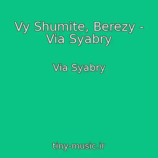 کاور آهنگ Vy Shumite, Berezy - Via Syabry از Via Syabry