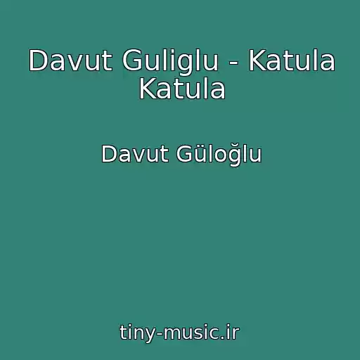 کاور آهنگ Davut Guliglu - Katula Katula از Davut Güloğlu
