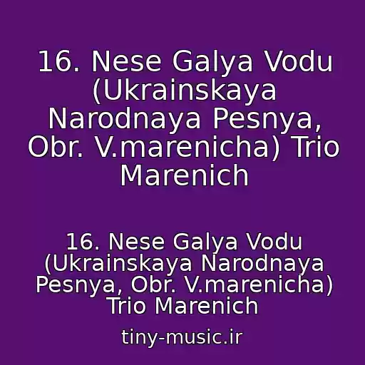 کاور آهنگ 16. Nese Galya Vodu (Ukrainskaya Narodnaya Pesnya, Obr. V.marenicha) Trio Marenich از 16. Nese Galya Vodu (Ukrainskaya Narodnaya Pesnya, Obr. V.marenicha) Trio Marenich