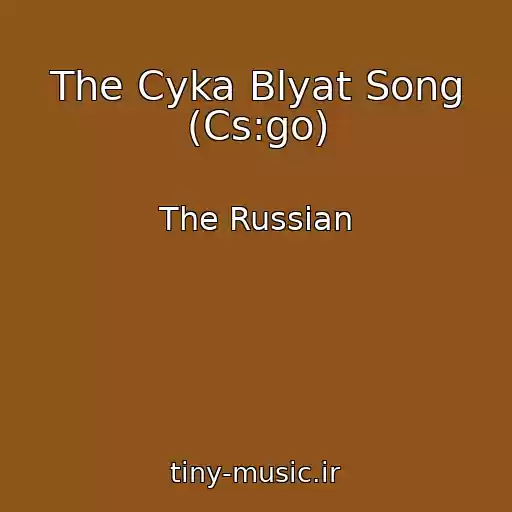 کاور آهنگ The Cyka Blyat Song (Cs:go) از The Russian
