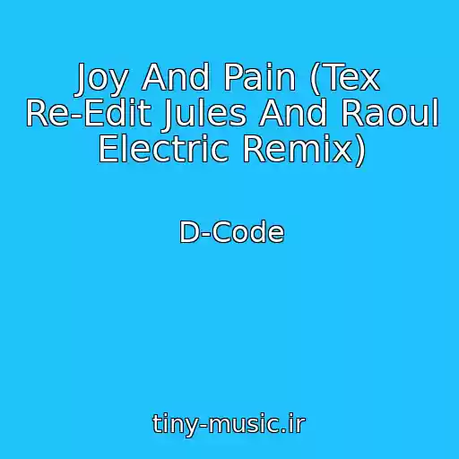 کاور آهنگ Joy And Pain (Tex Re-Edit Jules And Raoul Electric Remix) از D-Code