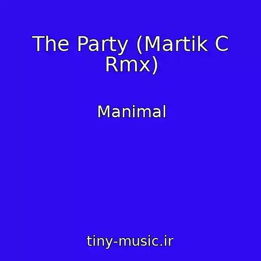 کاور آهنگ The Party (Martik C Rmx) از Manimal