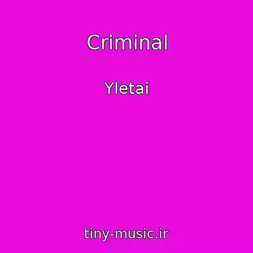 کاور آهنگ Criminal از Yletai