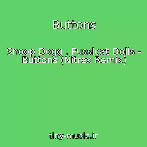 کاور آهنگ Buttons از Snoop Dogg , Pussicat Dolls - Buttons (Nitrex Remix)