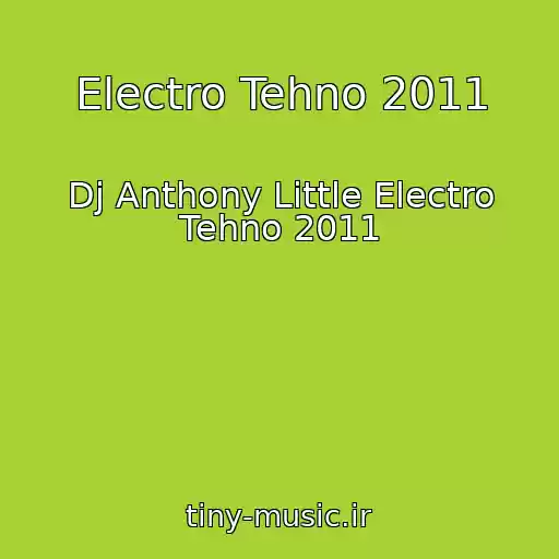 کاور آهنگ Electro Tehno 2011 از Dj Anthony Little Electro Tehno 2011