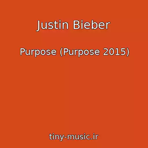 کاور آهنگ Justin Bieber از Purpose (Purpose 2015)
