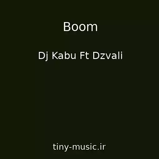 کاور آهنگ Boom از Dj Kabu Ft Dzvali