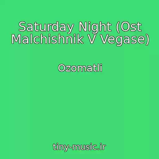 کاور آهنگ Saturday Night (Ost Malchishnik V Vegase) از Ozomatli