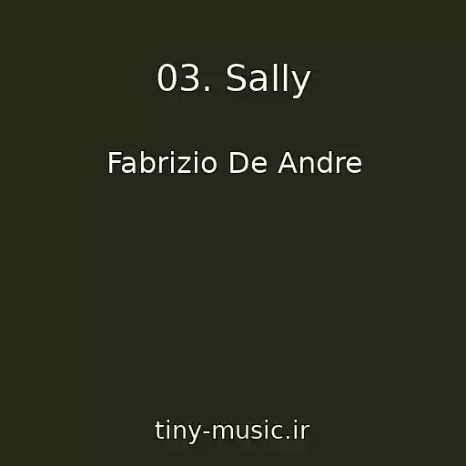 کاور آهنگ 03. Sally از Fabrizio De Andre