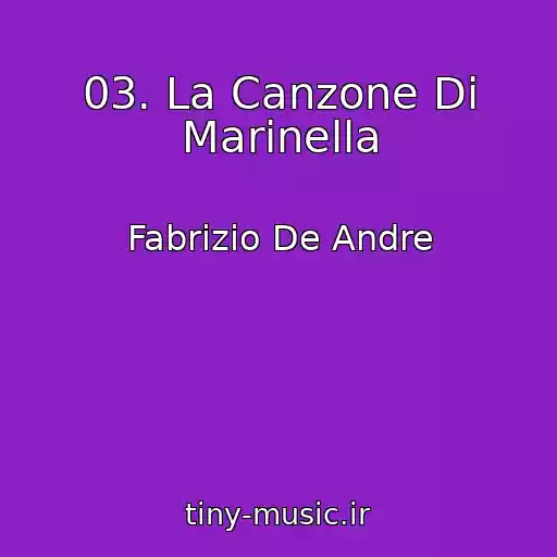 کاور آهنگ 03. La Canzone Di Marinella از Fabrizio De Andre
