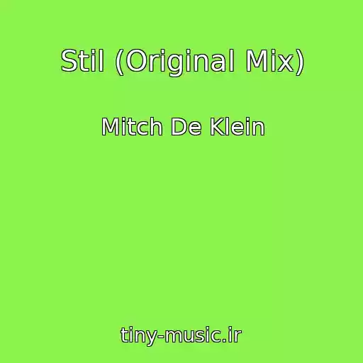 کاور آهنگ Stil (Original Mix) از Mitch De Klein