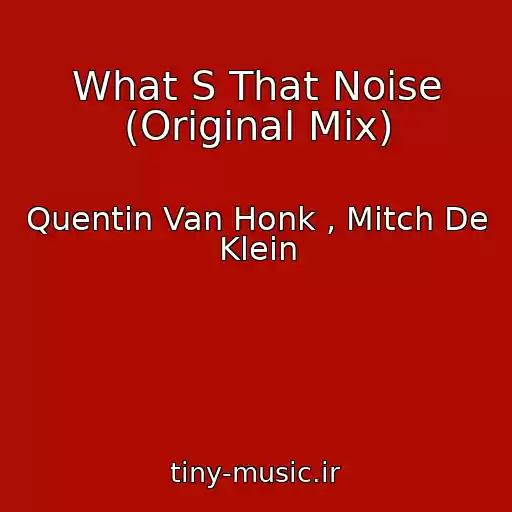 کاور آهنگ What S That Noise (Original Mix) از Quentin Van Honk , Mitch De Klein