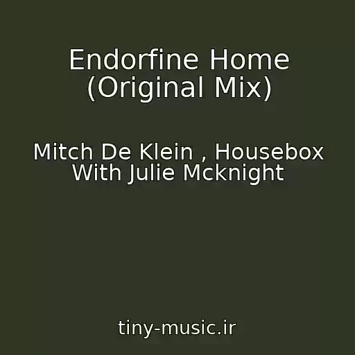کاور آهنگ Endorfine Home (Original Mix) از Mitch De Klein , Housebox With Julie Mcknight