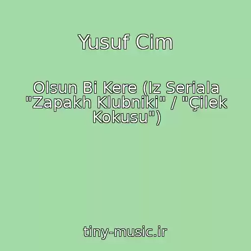کاور آهنگ Yusuf Cim از Olsun Bi Kere (Iz Seriala "Zapakh Klubniki" / "Çilek Kokusu")