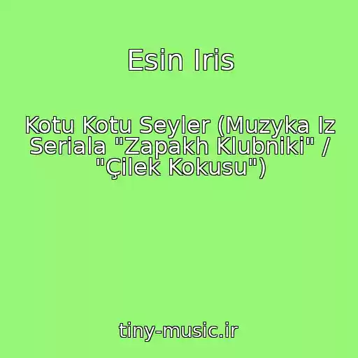 کاور آهنگ Esin Iris از Kotu Kotu Seyler (Muzyka Iz Seriala "Zapakh Klubniki" / "Çilek Kokusu")