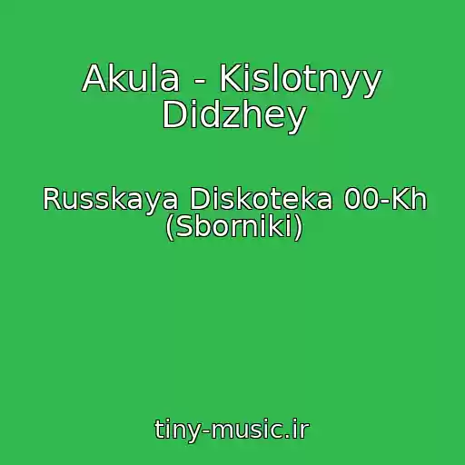 کاور آهنگ Akula - Kislotnyy Didzhey از Russkaya Diskoteka 00-Kh (Sborniki)