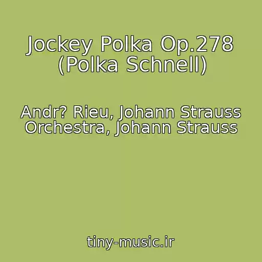 کاور آهنگ Jockey Polka Op.278 (Polka Schnell) از Andr? Rieu, Johann Strauss Orchestra, Johann Strauss