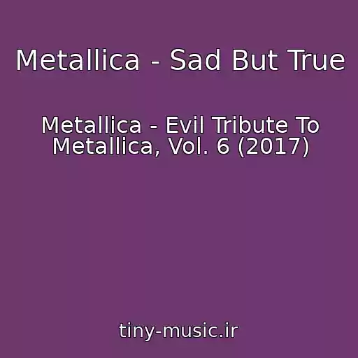 کاور آهنگ Metallica - Sad But True از Metallica - Evil Tribute To Metallica, Vol. 6 (2017)