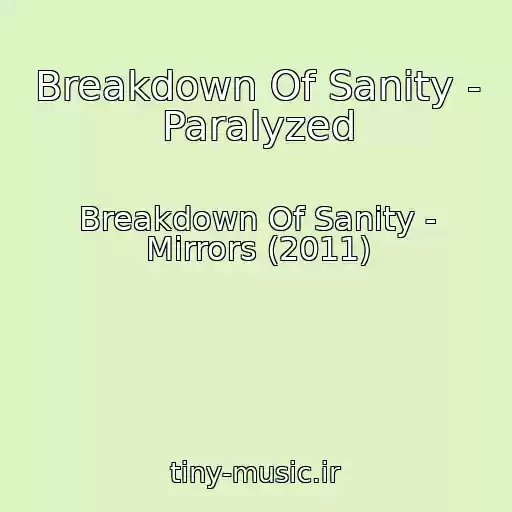 کاور آهنگ Breakdown Of Sanity - Paralyzed از Breakdown Of Sanity - Mirrors (2011)