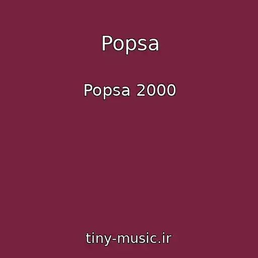 کاور آهنگ Popsa از Popsa 2000