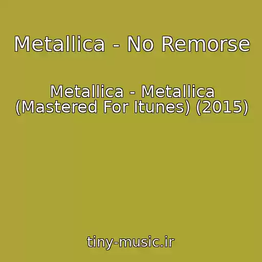 کاور آهنگ Metallica - No Remorse از Metallica - Metallica (Mastered For Itunes) (2015)