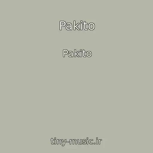 کاور آهنگ Pakito از Pakito