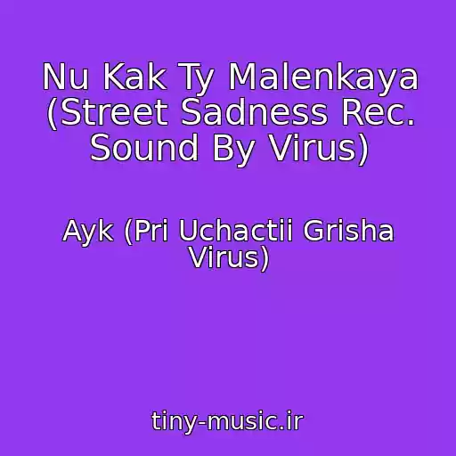 کاور آهنگ Nu Kak Ty Malenkaya (Street Sadness Rec. Sound By Virus) از Ayk (Pri Uchactii Grisha Virus)