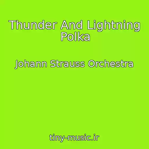 کاور آهنگ Thunder And Lightning Polka از Johann Strauss Orchestra