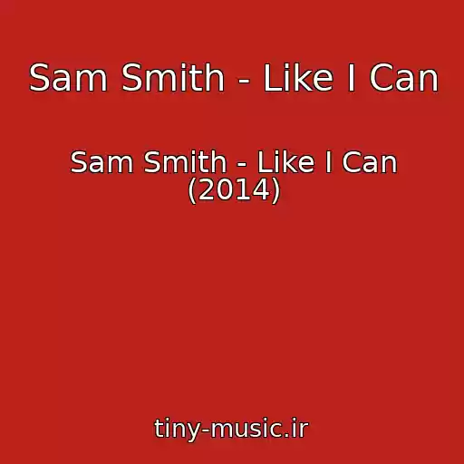 کاور آهنگ Sam Smith - Like I Can از Sam Smith - Like I Can (2014)