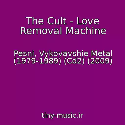 کاور آهنگ The Cult - Love Removal Machine از Pesni, Vykovavshie Metal (1979-1989) (Cd2) (2009)