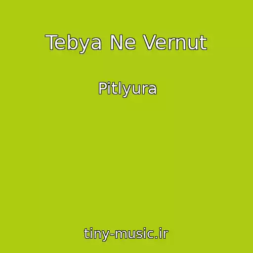 کاور آهنگ Tebya Ne Vernut از Pitlyura