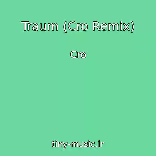 کاور آهنگ Traum (Cro Remix) از Cro